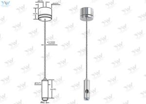 Wholesale Compact Design Light Suspension Kit 30 KG Safe Working Load For Hang Panel Lights from china suppliers
