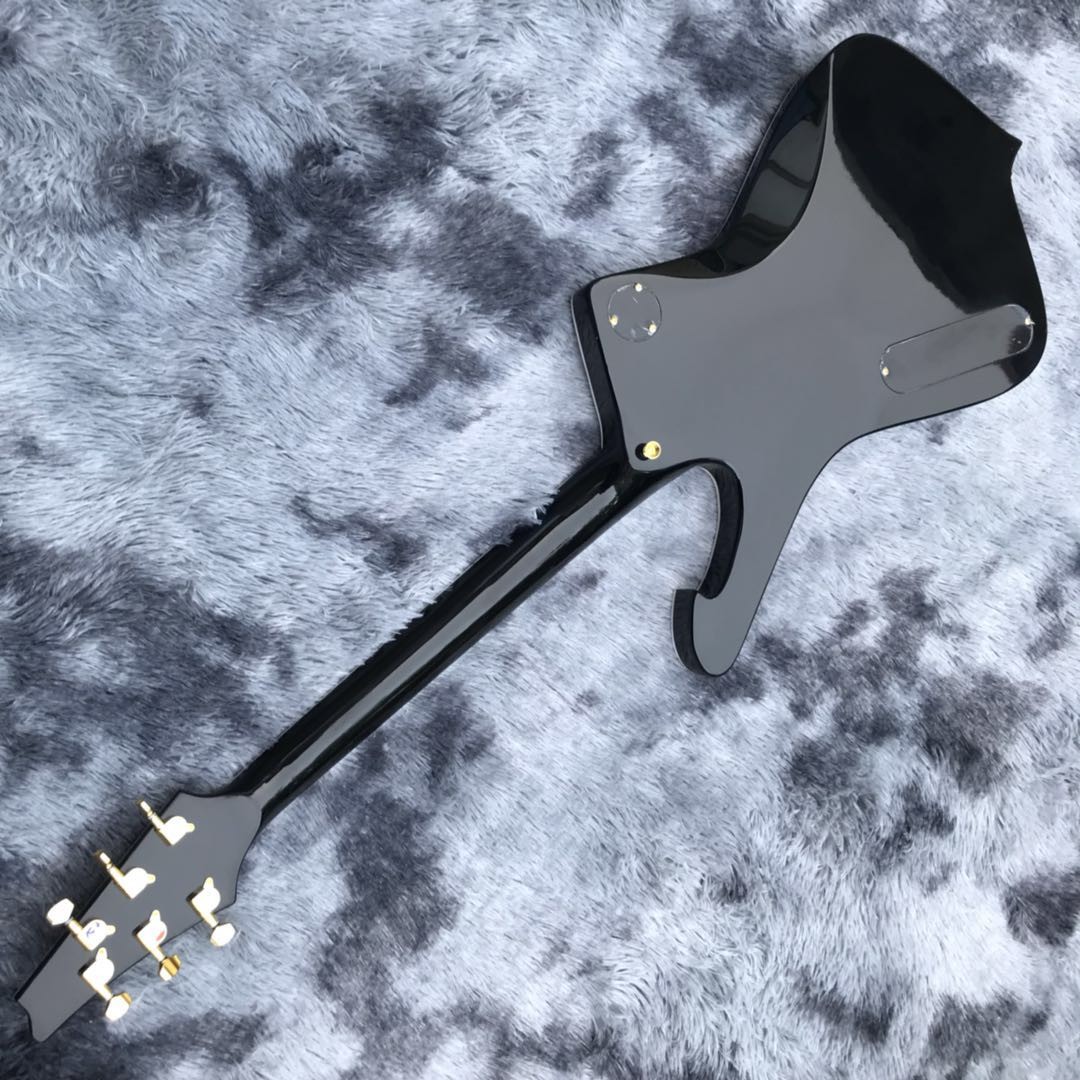 Custom New 6 Strings Advanced Electric Guitar Special-Shaped Guitar Mirror Crack Guitar Silver Hardware Customizable
