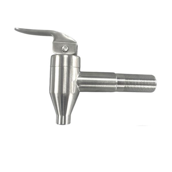 Stainless Steel Valve Core Modern Drink Dispenser Spigot for Single Hole Deck