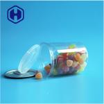 Transparent Airtight PET Easy Open Cans Plastic / PET Food Can For Leak Proof
