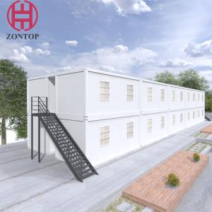 Wholesale Zontop 2 Story 40 Ft Building Material Steel Structure Modular Apartment Prefabricated Homes Prefab Container House from china suppliers
