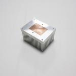 Copper Aluminum Compound Cold Forged Pin Fin Heat Sink For Big Power Equipment