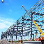 Industrial Metal Roof Prefabricated Steel Structure Frame Factory Construction