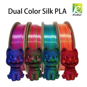 Wholesale 250gSilk Dual Color Trip Color Filament for FDM 3D Printer pla filament from china suppliers