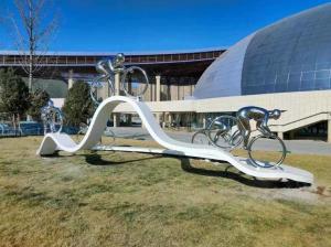 Wholesale Stainless Steel Outdoor Modern Art Sculpture For Garden Decoration from china suppliers