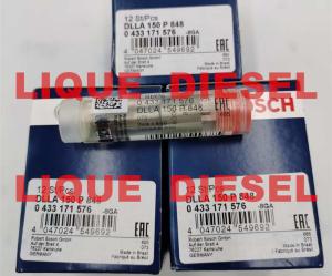 Wholesale BOSCH Injector Nozzle 0433171576 , DLLA150P848 , 0 433 171 576 , DLLA 150 P 848 from china suppliers