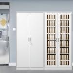 Steel Large Storage Instrument Medicine Display Cabinet , W850*D390*H1800mm