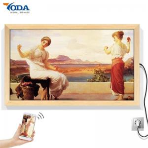 Wholesale 200 Watt Wooden Photo Frame , Wooden Painting Frame With Video Music Bluetooth from china suppliers