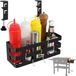 BBQ Accessories Organizer Box 28" 36" Blackstone Griddles Caddy Clamp on