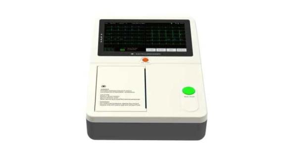 6 Channel Portable Hospital Ecg Electrodes Electrocardiogram Electrocardiograph