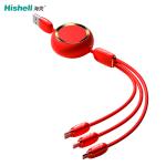 Multicolor Retractable Mobile Phone Charger