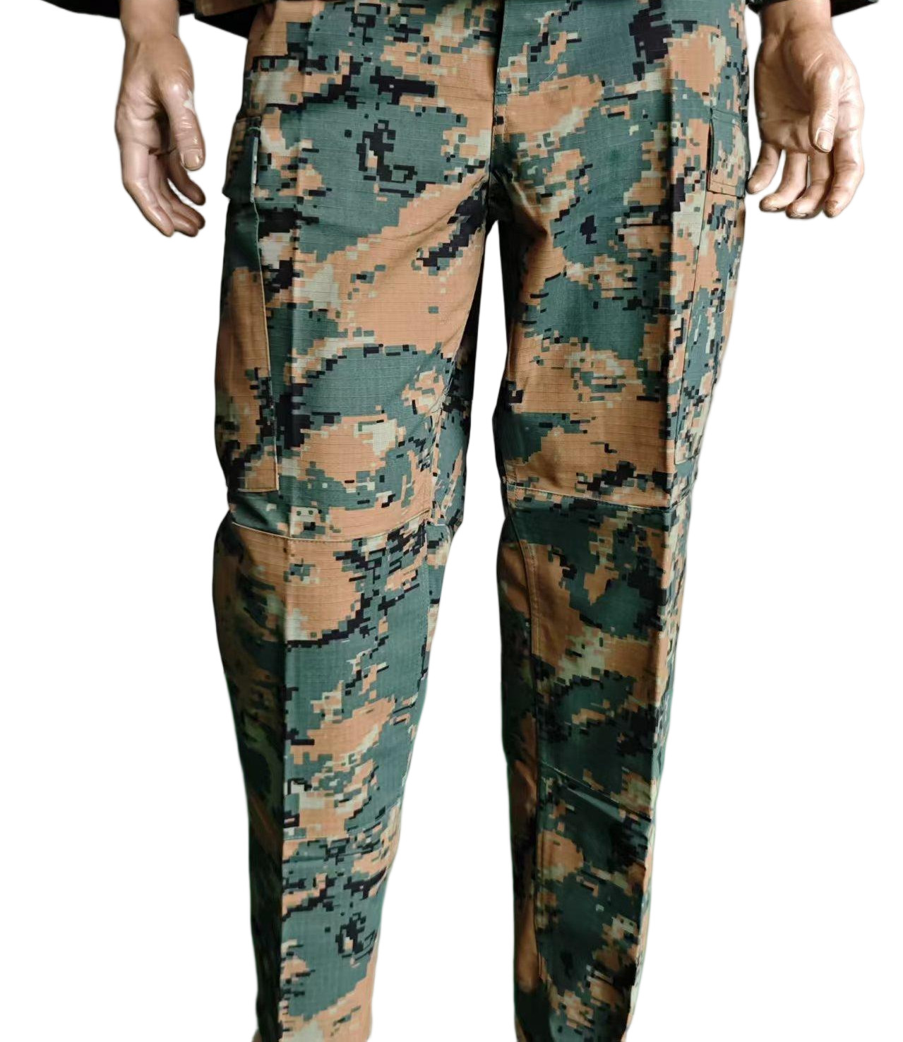 Tactical BDU Field Uniform Digital Woodland Camo Ripstop Cotton Hunting Military Uniform