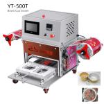 200 Degrees 1200W Food Tray Heat Sealer Disposable Plastic Tray Packing Machine