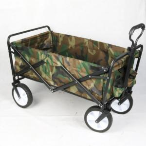 Wholesale Logo Customized Logos Heavy Duty Steel Trolley Hand Folding Garden Cart for Shopping from china suppliers