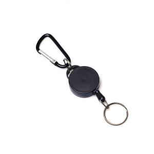 Wholesale Deyi Badge Reel Reinforced ID Strap Key Ring Metal Custom Carabiner Key Chain from china suppliers