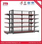 Customized Metal Floor Wire Display Shelves For Supermarket Retail Store