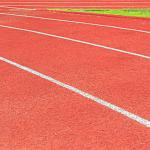 13mm Thickness Eco Sports Flooring Shock Absorption Synthetic Running Track