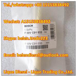 Wholesale 100% original BOSCH Injector Valve F00VC01033 , F 00V C01 033 Fit 0445110091,0445110186,0445110279,0445110283,0445110306 from china suppliers