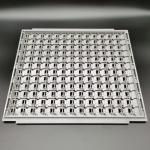 Carrying IC White ABS Anti Static Trays Reusable ISO Certificate