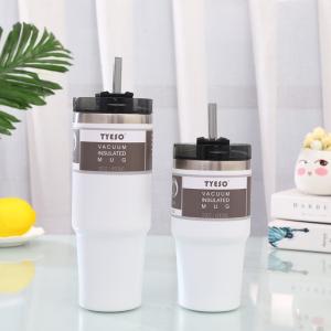 Wholesale White Color Stainless Steel Vacuum Insulated Tumbler Coffee Thermos With Lid from china suppliers