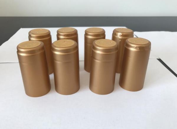 Gold PVC Shrink Capsules for Vodka (size 31.5 X 60mm)