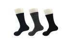 Anti - Bacterial Cashmere Cotton Dress Socks With Different Color Stripes