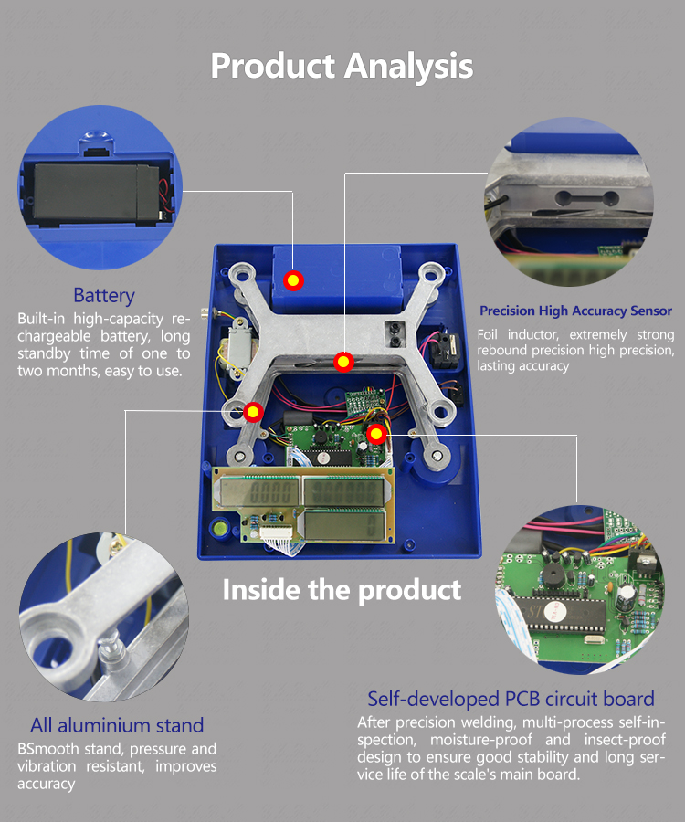 OBM Supported Multi-function Industry Weighing Scale with 300000 High Precision Balance