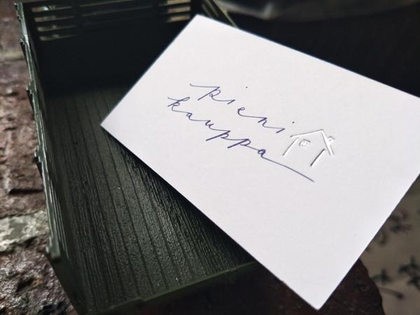 Personalised Premium Business Cards , Business Name Card Design Debossed With