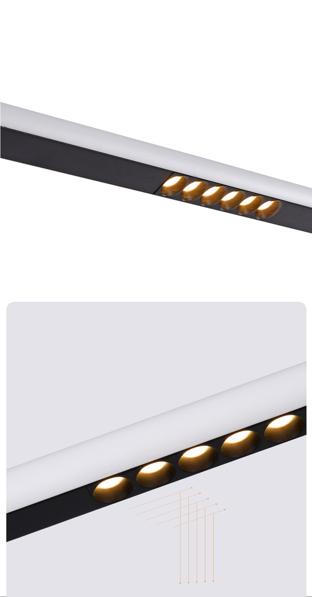 Modern Designer LED Pendant Lighting Nordic Brief Liner Pendant Lamp Anti-Dazzle Hanging Light(WH-MI-457)
