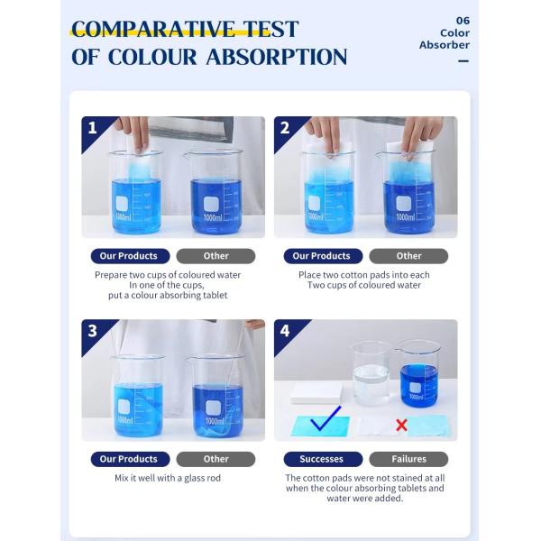 Nonwoven Fabric 30pcs Color Grabber Sheets Fresh Scent For Washing Machine