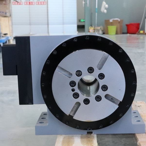 High Rigidity Direct Drive Torque Motor Rotary Table 4th Axis Horizontal