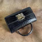 Authentic Alligator Leather Women Flap Purse Female Small Handbag Genuine