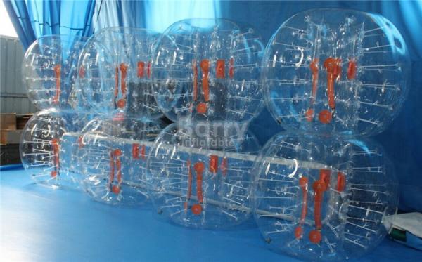 Quality PVC / TPU Outdoor Inflatable Toys / Bubble Ball Soccer Suit for Party or Event for sale