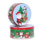 Christmas tin, gift tin, decorative tin, metal packaging, promotional tin,