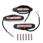 Alnico 5 Magnet Single Coil Guitar Pickup Set Adjustable Pole-Piece 10kΩ