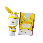 Wax Coated Paper Biscuit Gift Bags 19*32cm Environmental Friendly Material