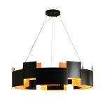 G9 Black Wrought Iron Pendant Light Rustproof Kitchen Hanging Lamps ODM