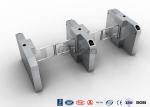 Fingerprint Entrance Swing Barrier Gate Stainless Steel For Handicap Channel