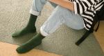 Solid Color Thick Business Mens White Dress Socks Business Casual Socks