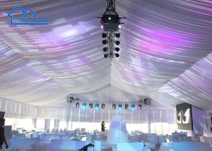 Wholesale Custom Big Aluminum Alloy Party Wedding Tent With Lining And Curtain For Sale from china suppliers