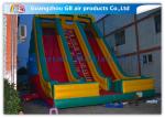 Childrens Industrial Inflatable Water Slides / Inflatable Double Water Slide