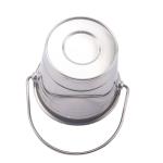 20L Round Stainless Steel Bucket Empty Food Can For Ice Wine Beer Packaging
