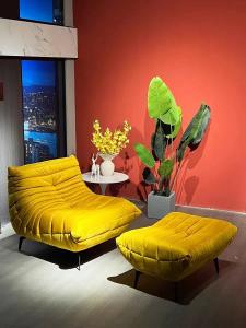 Wholesale Velvet Leisure Sofa Chair Fabric Living Room Chaise Longue Customized from china suppliers