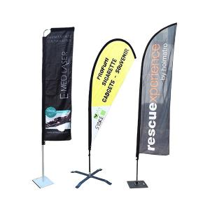 Wholesale Beach Teardrop Feather Flags For Custom Outdoor Advertising from china suppliers