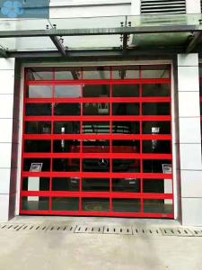 Wholesale Fire Resistant 40mm 3mm Hinge Glass Panel Garage Doors from china suppliers