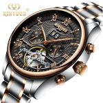 KINYUED In Stock Fancy Watch Tourbillon Power Reserve Watch Automatic Watch