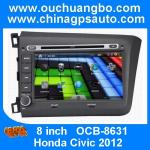 8 Inch 2012 Honda Civic Car Radio with HD Digital touch Screen mp3 mp4 player