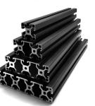 Black Anodized 4040 Industrial Frame Material T Slot Extruded Aluminum Profile