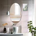 Oval Glass Luxury Design Nordic Gym Wall Hanging For Bathroom Mirror for Nordic
