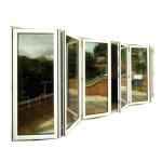 House Aluminum Sliding Glass Window / Unbreakable Folding Sliding Doors folding